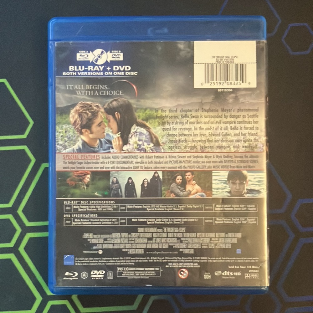 Twilight Esclipse DVD + blu ray - Picture 2 of 4